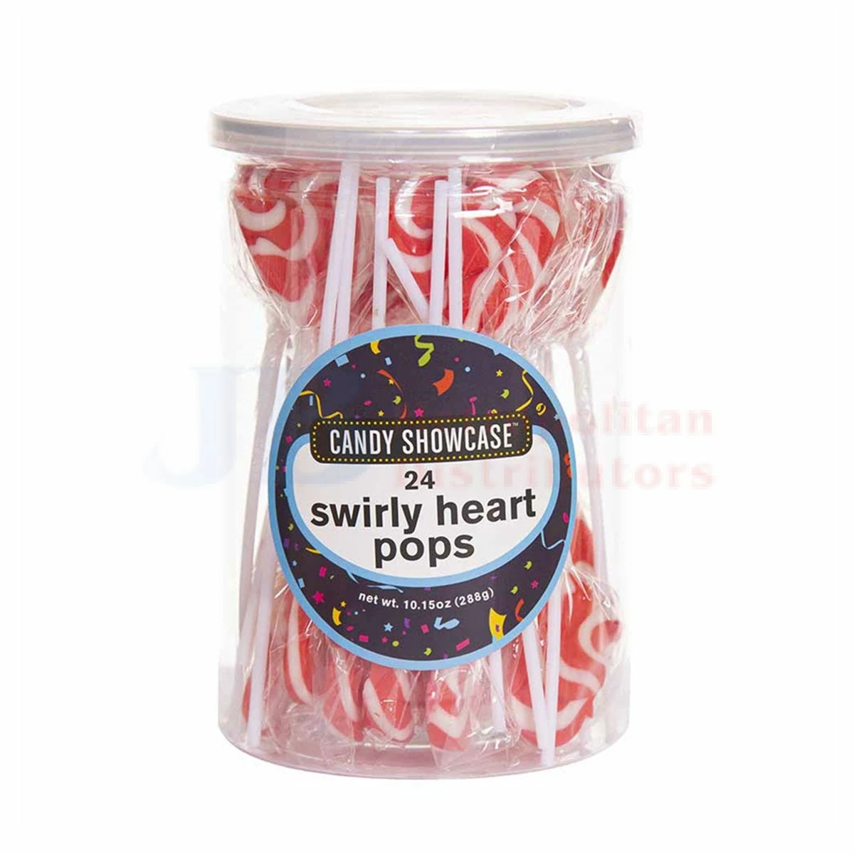 12G SWIRLY HEART LOLLIPOP RED 1 12G SWIRLY HEART LOLLIPOP RED