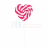 12G PINK SWIRL HEART POPS