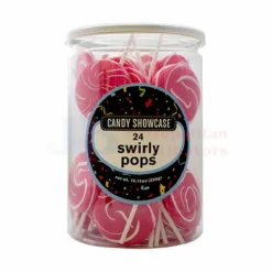 12G SWIRLY LOLLIPOP RED & WHITE