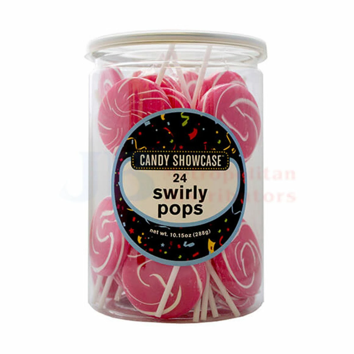12G SWIRLY LOLLIPOP PINK & WHITE 1 12G SWIRLY LOLLIPOP PINK & WHITE
