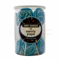 12G SWIRLY LOLLIPOP BLUE & WHITE