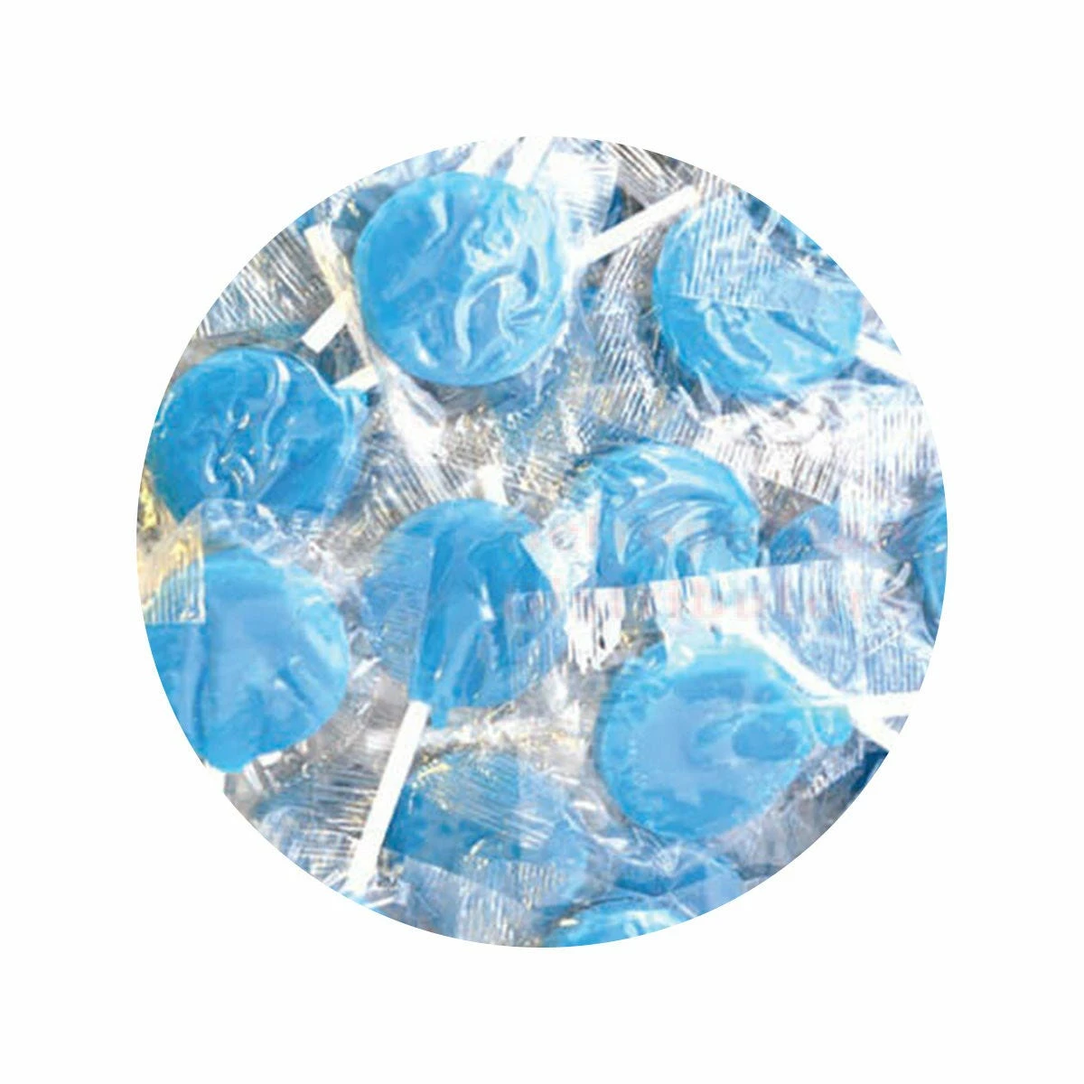 1KG LOLLILAND BLUE FLAT POPS BAG 1 1KG LOLLILAND BLUE FLAT POPS BAG