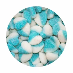 1KG SOUR BLUE WHITE HEARTS