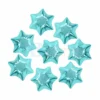 1KG CHOC STARS BABY BLUE FOIL
