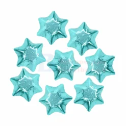 1KG CHOC STARS BABY BLUE FOIL