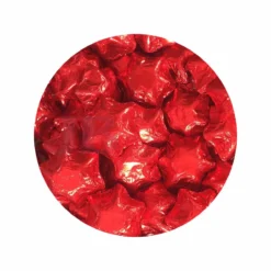 1KG CHOC STARS RED FOIL