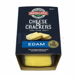 50G MAINLAND ON THE GO EDAM CHEESE WITH CRACKERS