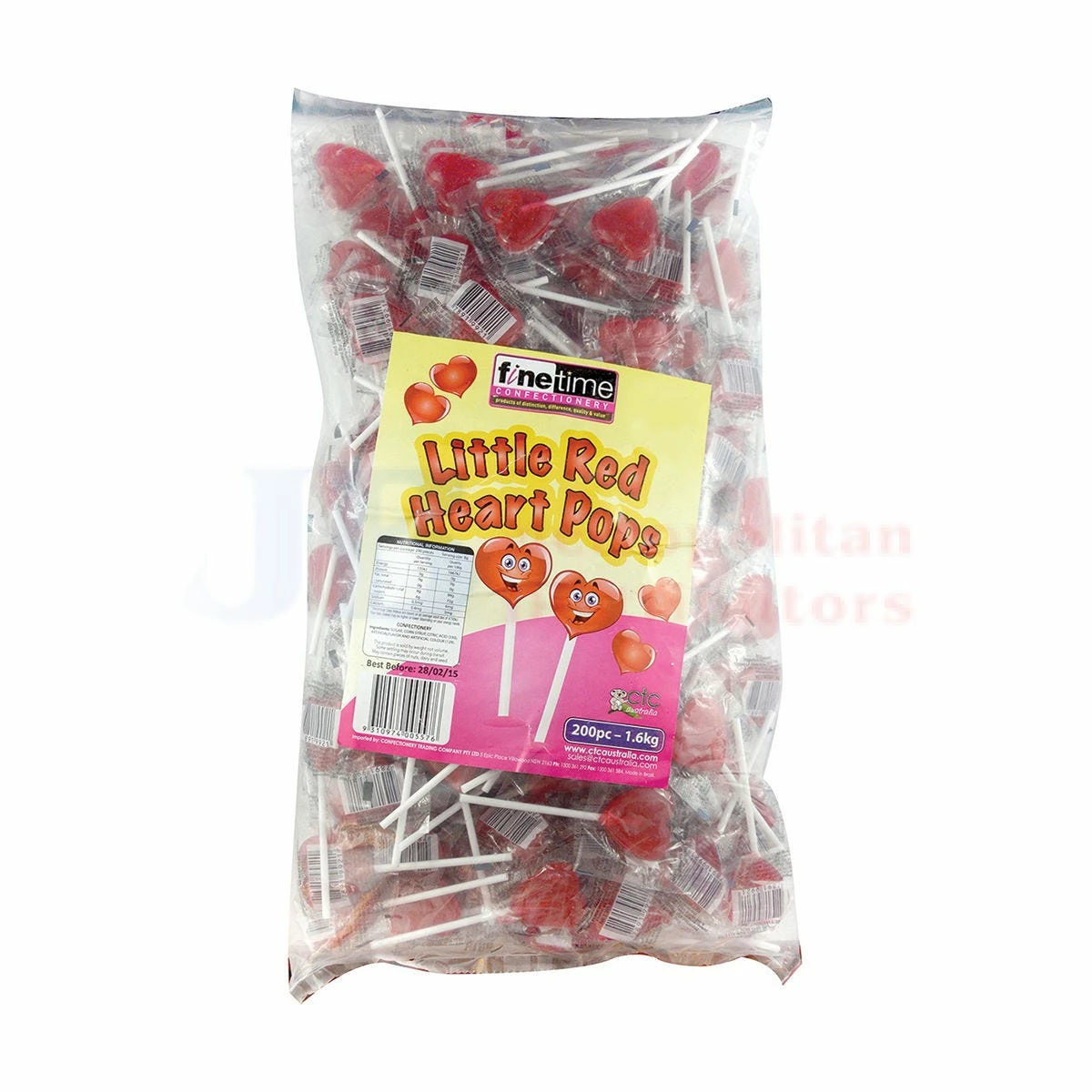 8G LITTLE RED HEART POPS 1 8G LITTLE RED HEART POPS