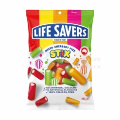 200G LIFESAVERS STIX MIXED SHERBERT FIZZ