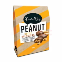 200G DARRELL LEA PEANUT BRITTLE BITES MILK CHOC GIFT