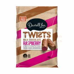 200G DARRELL LEA RASPBERRY CHOC TWISTS