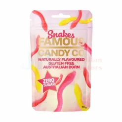 FAMOUS CANDY CO SUGAR FREE SNAKES