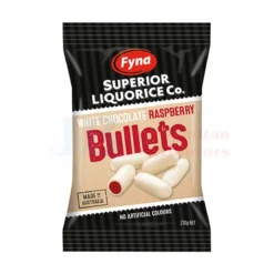 230G FYNA WHITE CHOCOLATE RASPBERRY BULLETS