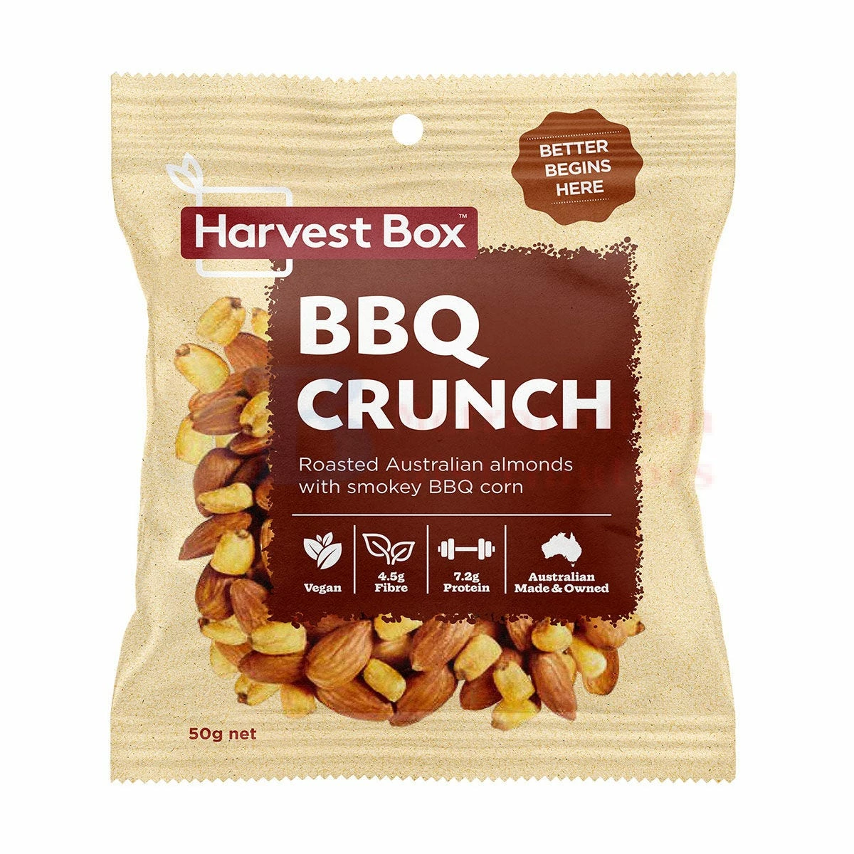 50G HARVEST BOX BBQ CRUNCH 1 50G HARVEST BOX BBQ CRUNCH