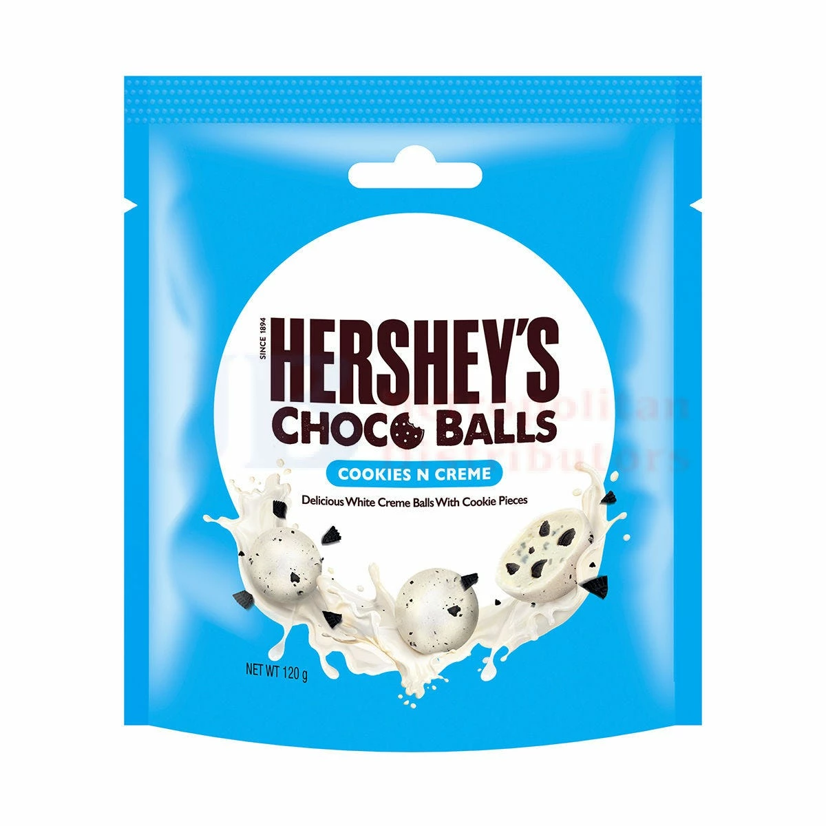 120G HERSHEY'S CHOCO BALLS COOKIES N CREME 1 120G HERSHEY'S CHOCO BALLS COOKIES N CREME