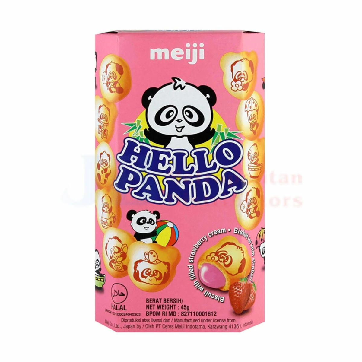 45G MEIJI HELLO PANDA BISCUIT WITH STRAWBERRY FILLING 1 45G MEIJI HELLO PANDA BISCUIT WITH STRAWBERRY FILLING