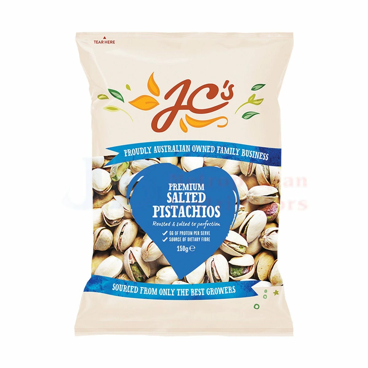 150G JC'S PISTACHIOS SALTED 1 150G JC'S PISTACHIOS SALTED