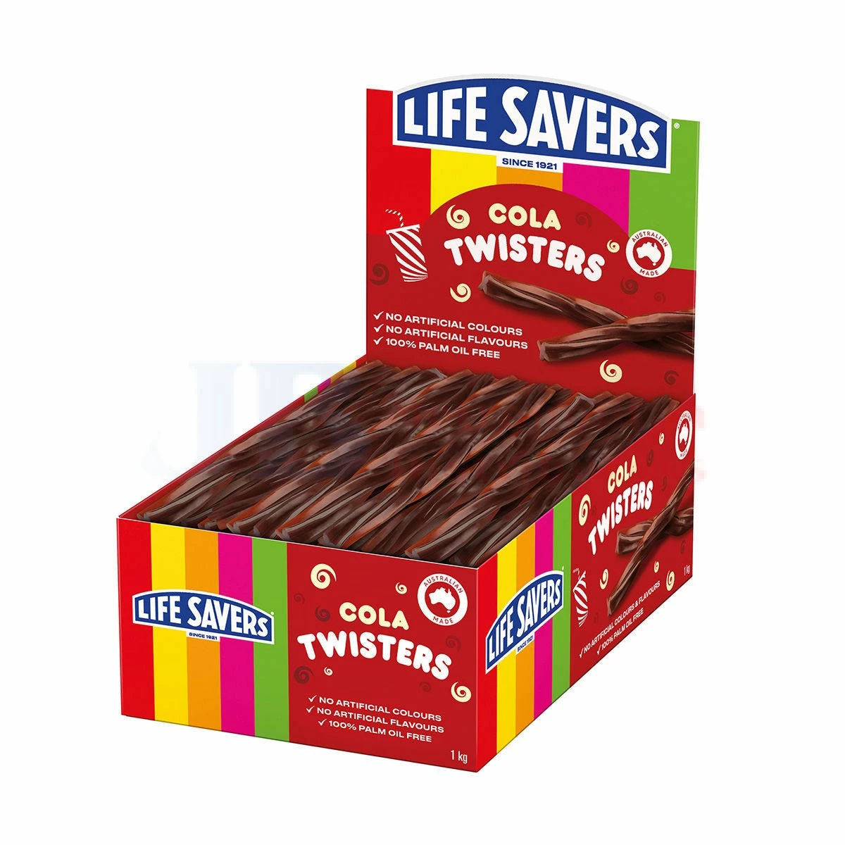 1KG LIFESAVER COLA TWISTERS 1 1KG LIFESAVER COLA TWISTERS