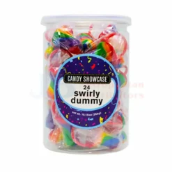 SWIRL MINI DUMMY POP RAINBOW