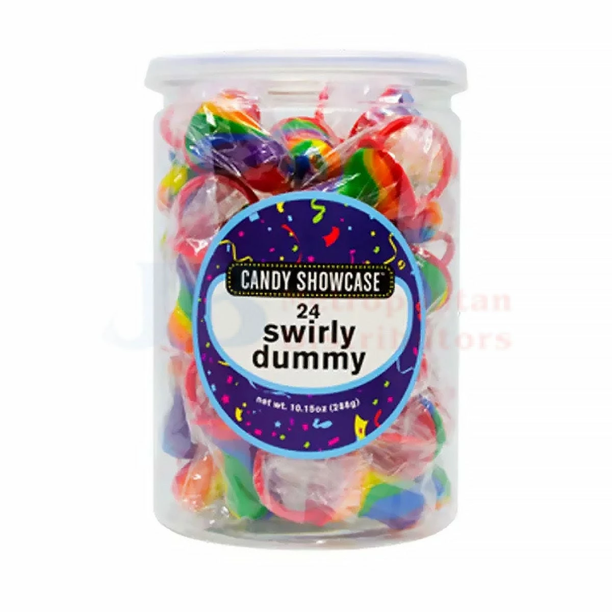 SWIRL MINI DUMMY POP RAINBOW 1 SWIRL MINI DUMMY POP RAINBOW