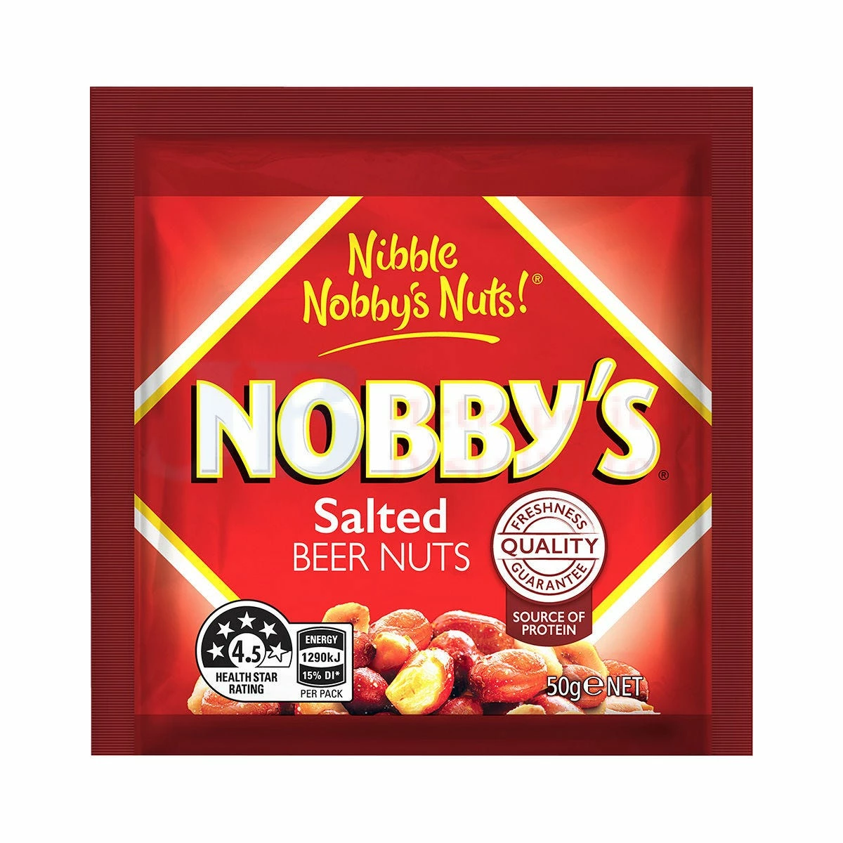 50G NOBBY'S SALTED BEER NUTS 1 50G NOBBY'S SALTED BEER NUTS