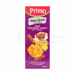 54G PRIMO PIZZA LOVERS MILD PEPPERONI TWIGGY TASTY CHEESE & PIZZA SHAPES