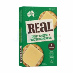 50G REAL TASTY CHEESE & WATER CRACKERS