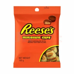 150G REESE'S MILK CHOCOLATE PEANUT BUTTER MINIATURE CUPS
