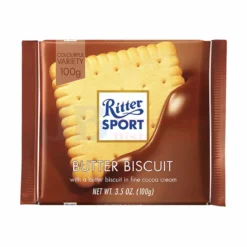100G RITTER SPORT MILK BUTTER BISCUIT