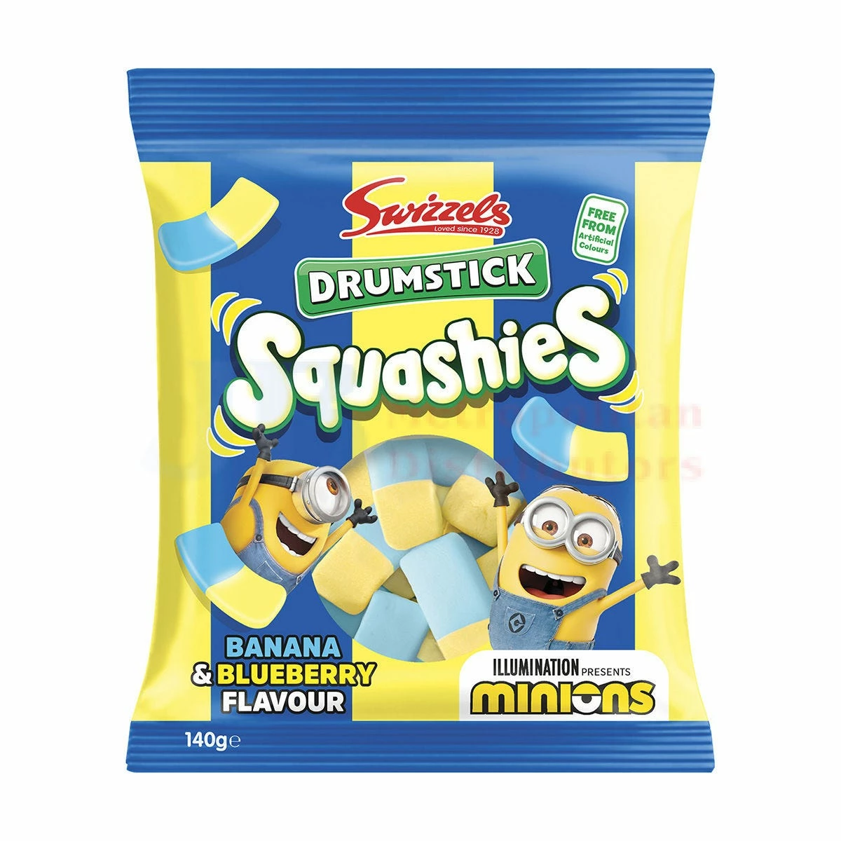 140G SWIZZELS DRUMSTICK SQUASHIES MINIONS 1 140G SWIZZELS DRUMSTICK SQUASHIES MINIONS