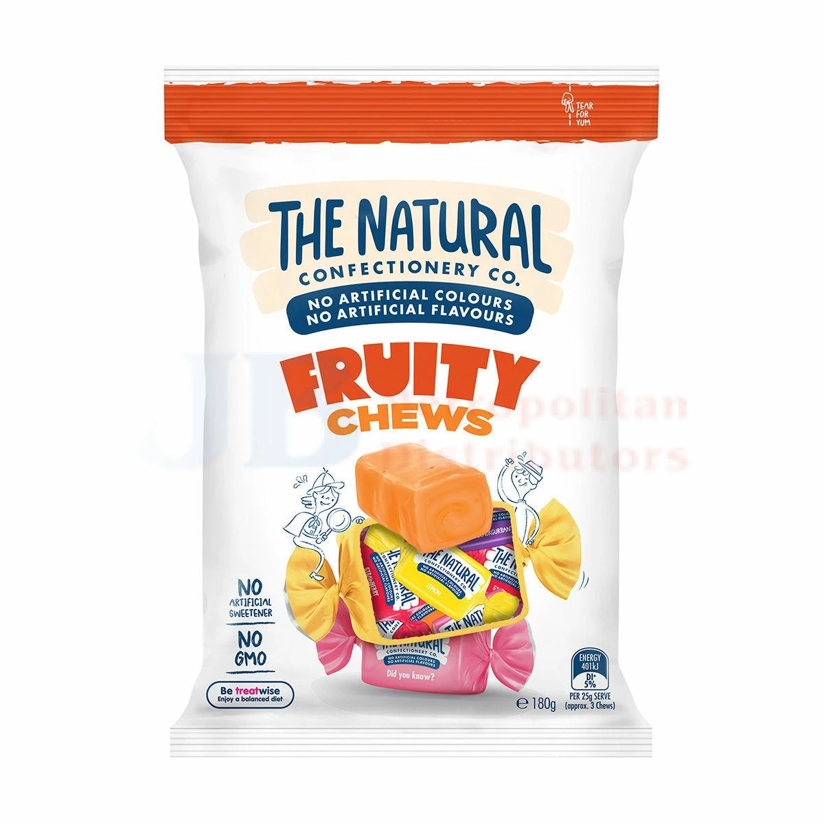 180G NATURAL CONFECTIONARY COMPANY FRUIT CHEWS 1 180G NATURAL CONFECTIONARY COMPANY FRUIT CHEWS