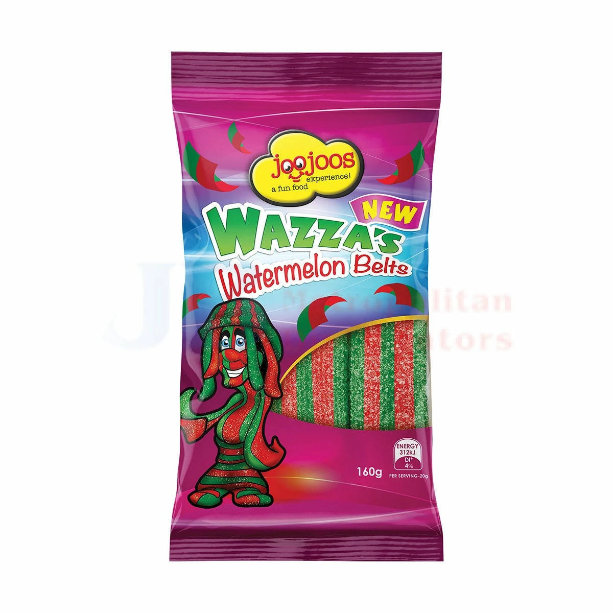 160G JOO JOOS WAZZA'S BELTS WATERMELON 1 160G JOO JOOS WAZZA'S BELTS WATERMELON