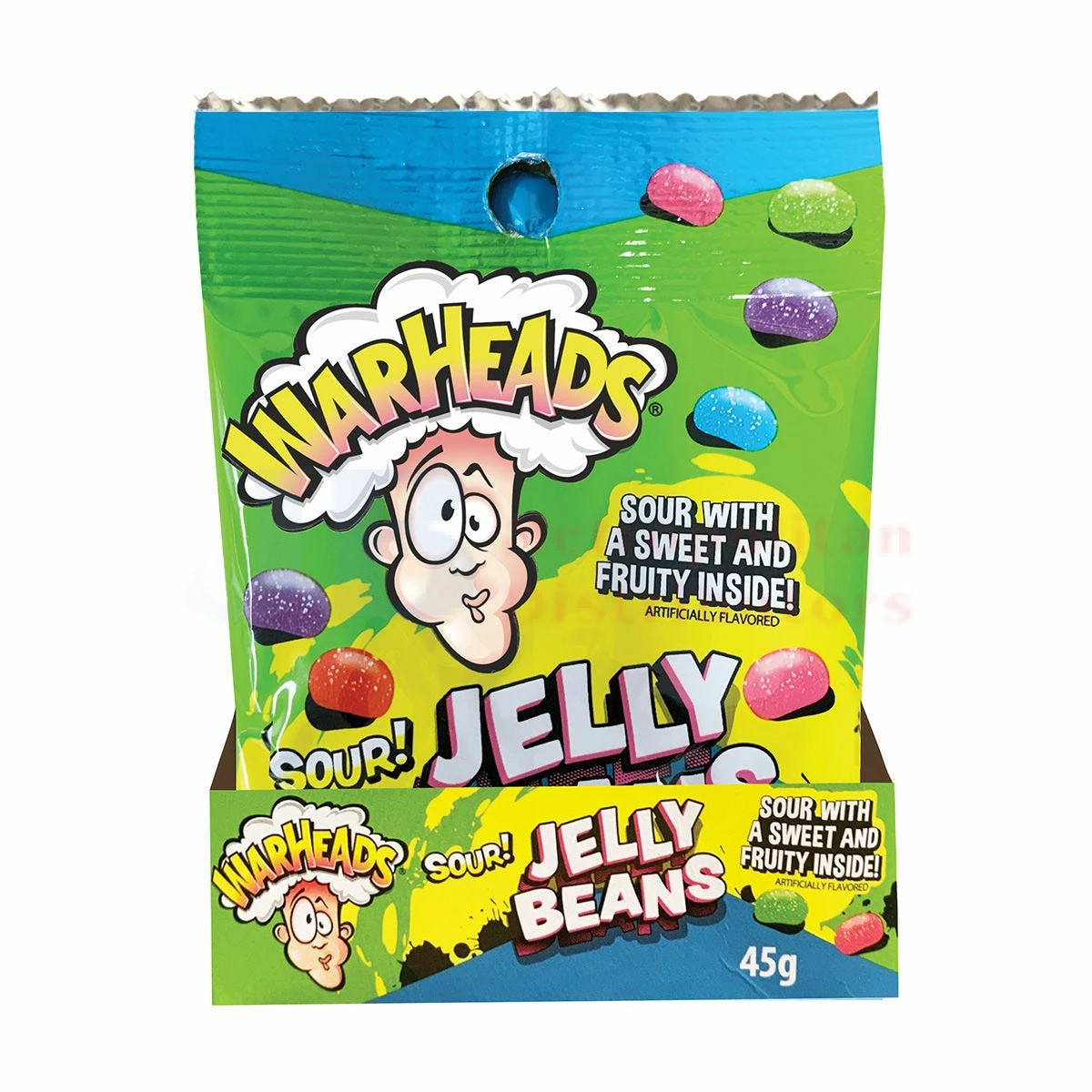 45G WARHEAD SOUR JELLY BEAN 1 45G WARHEAD SOUR JELLY BEAN