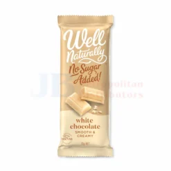 75G WELL NATURALLY NO SUGAR WHITE CHOCOLATE
