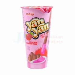 45G MEIJI YAN YAN BISCUIT WITH STRAWBERRY CREAM