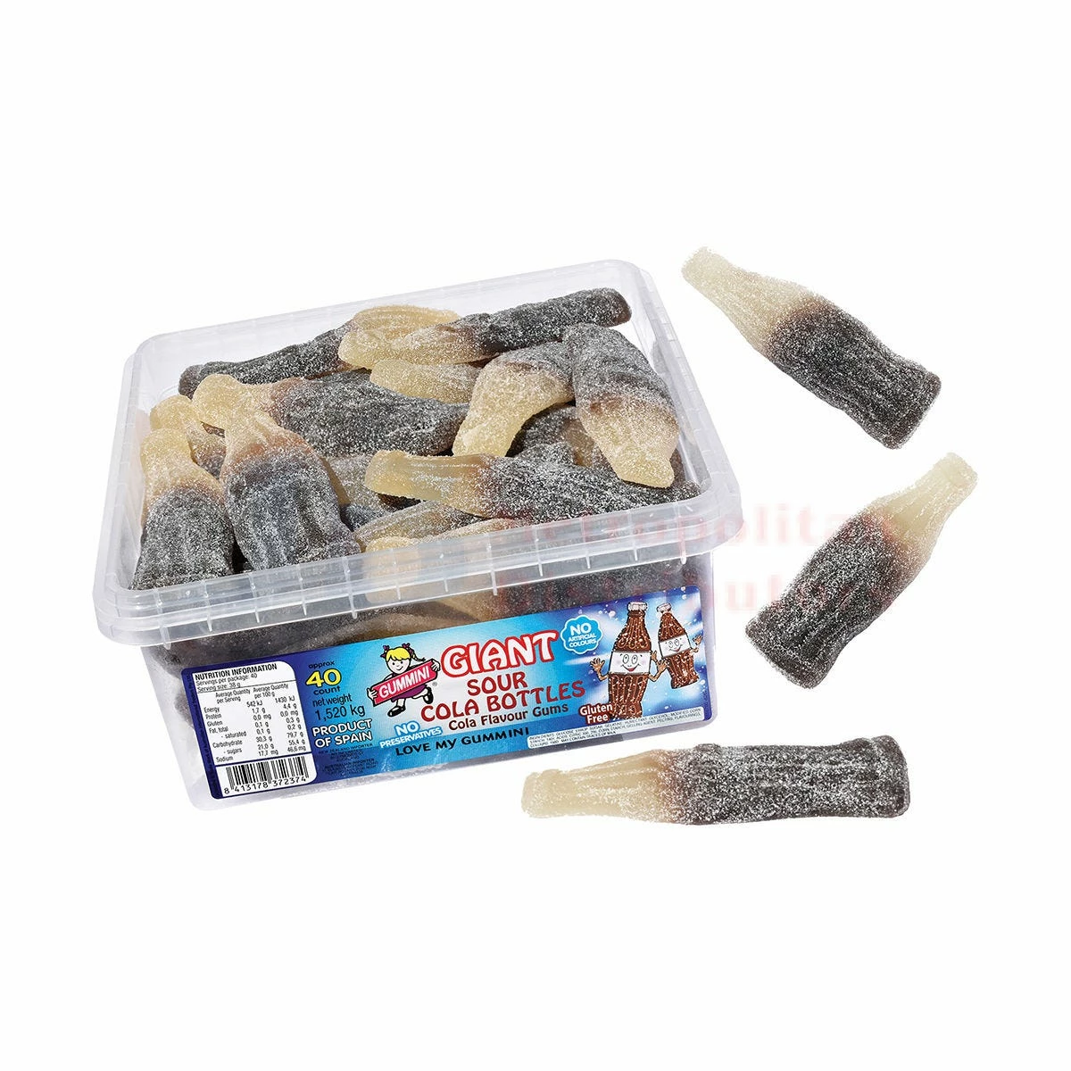 GUMMINI GIANT SOUR COLA BOTTLE 1 GUMMINI GIANT SOUR COLA BOTTLE
